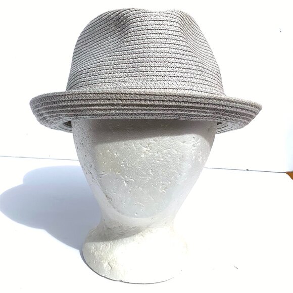 Bailey of Hollywood “Billy” Braided Trilby Fedora, Light Grey Large - Picture 4 of 9